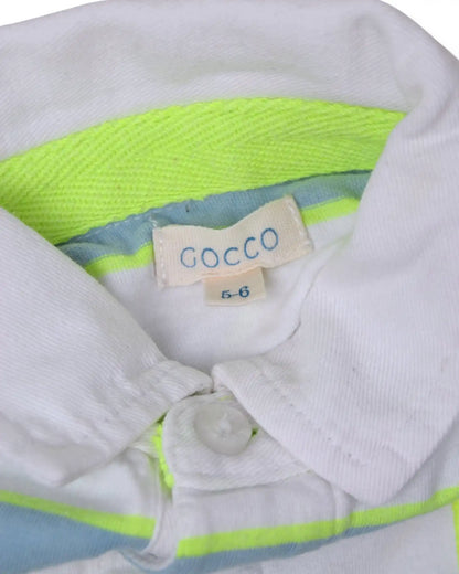 GOCCO Striped Polo Shirt - 5-6 Years