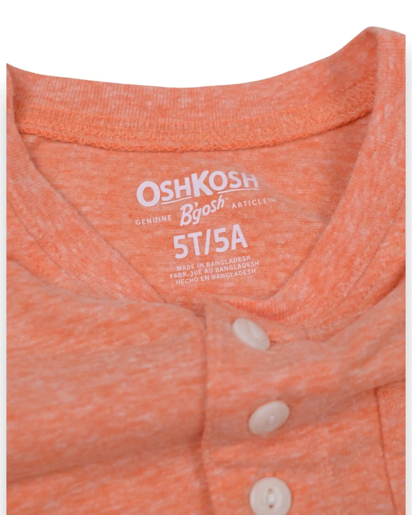 Orange OSHKOSH T-Shirt - 5 Years