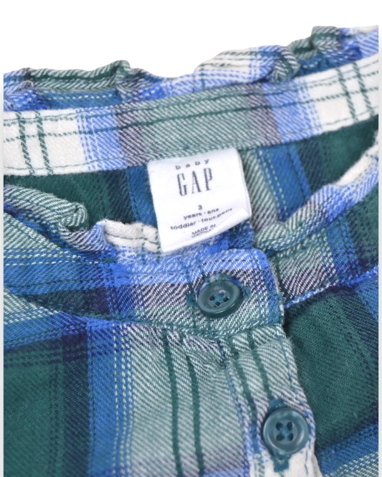 GAP Plaid Dress - 3 Years