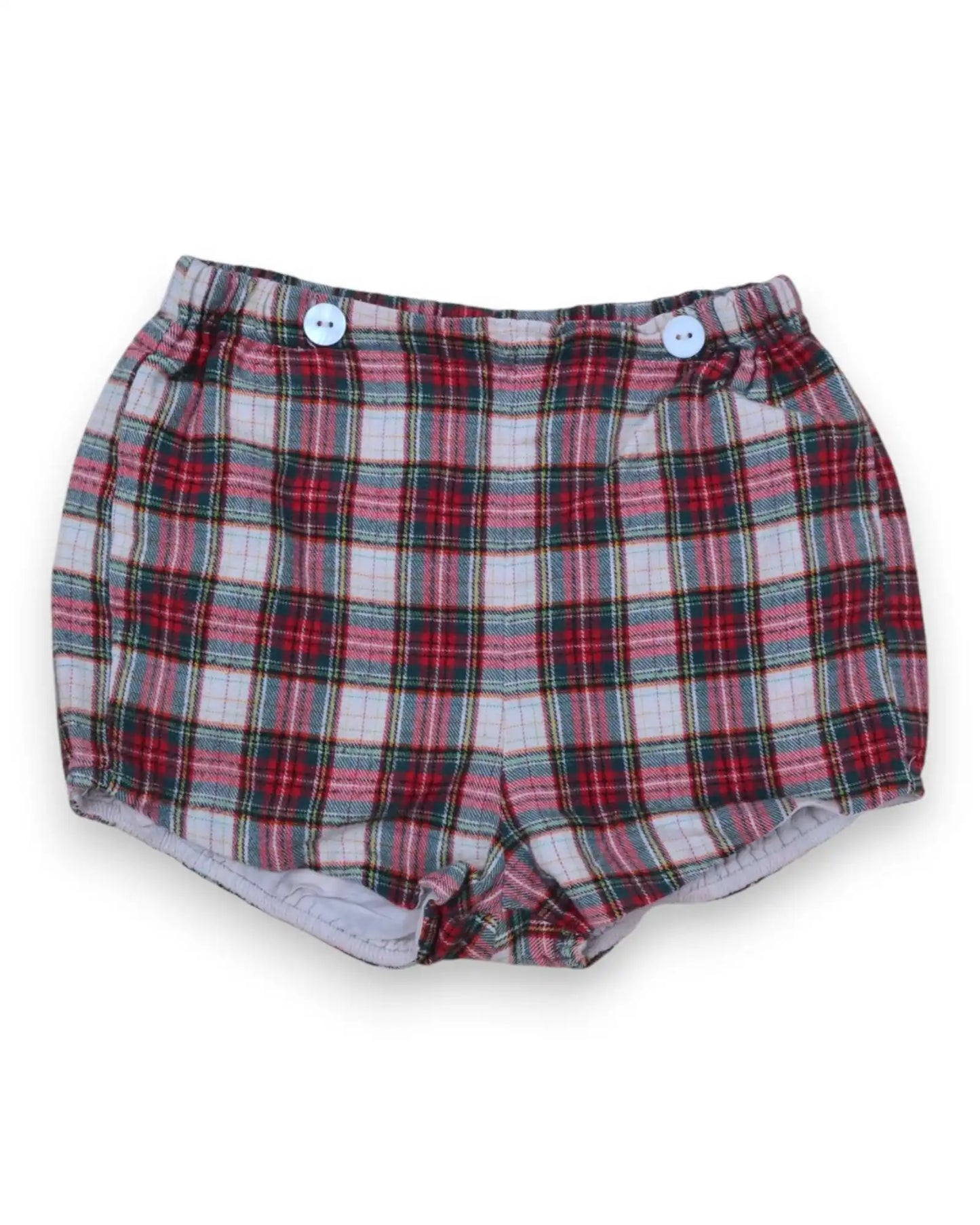 DULCES Plaid Shorts - 18-24 Months
