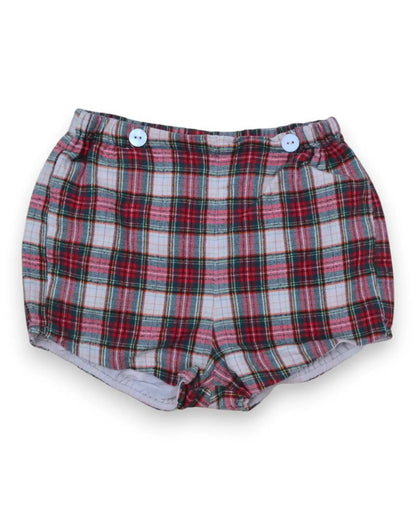 DULCES Plaid Shorts - 18-24 Months