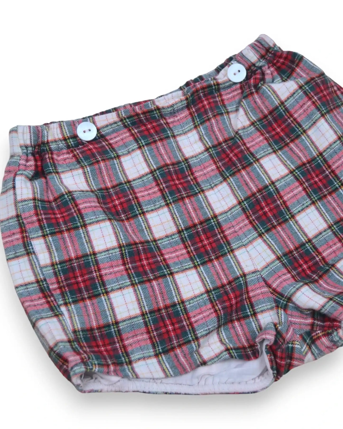 DULCES Plaid Shorts - 18-24 Months