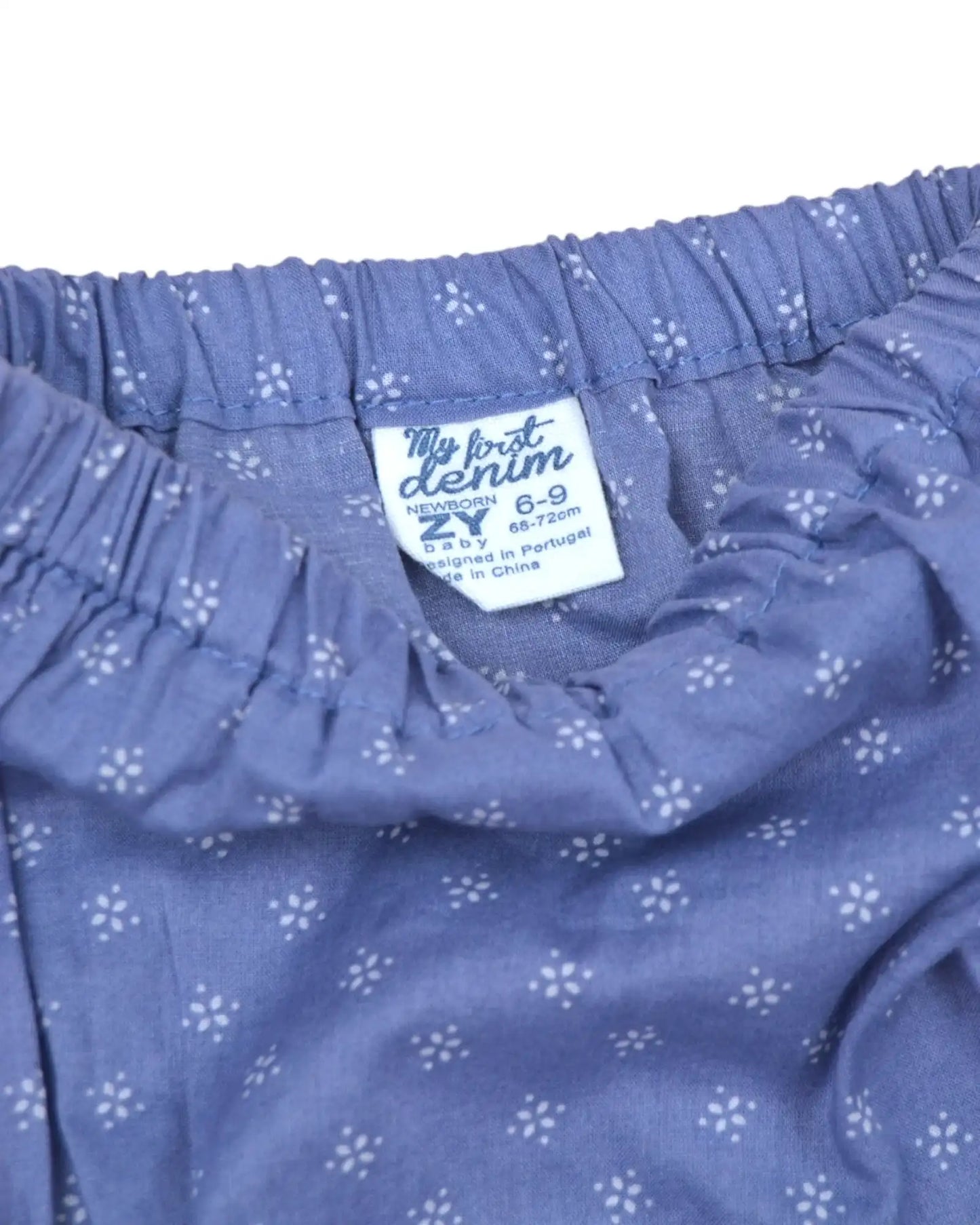 Blue Diaper Cover ZIPPY - 6-9 Months