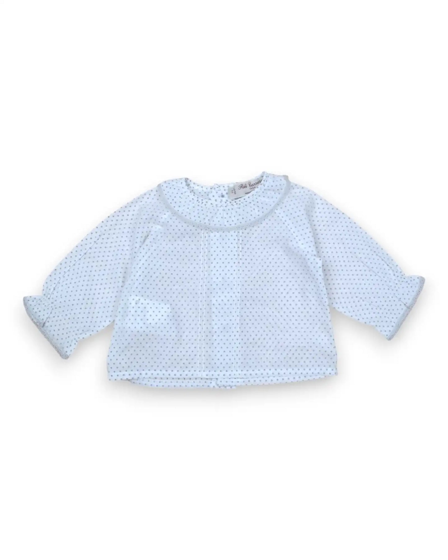 PILILI CARRERA Polka Dot Blouse - 1 Month
