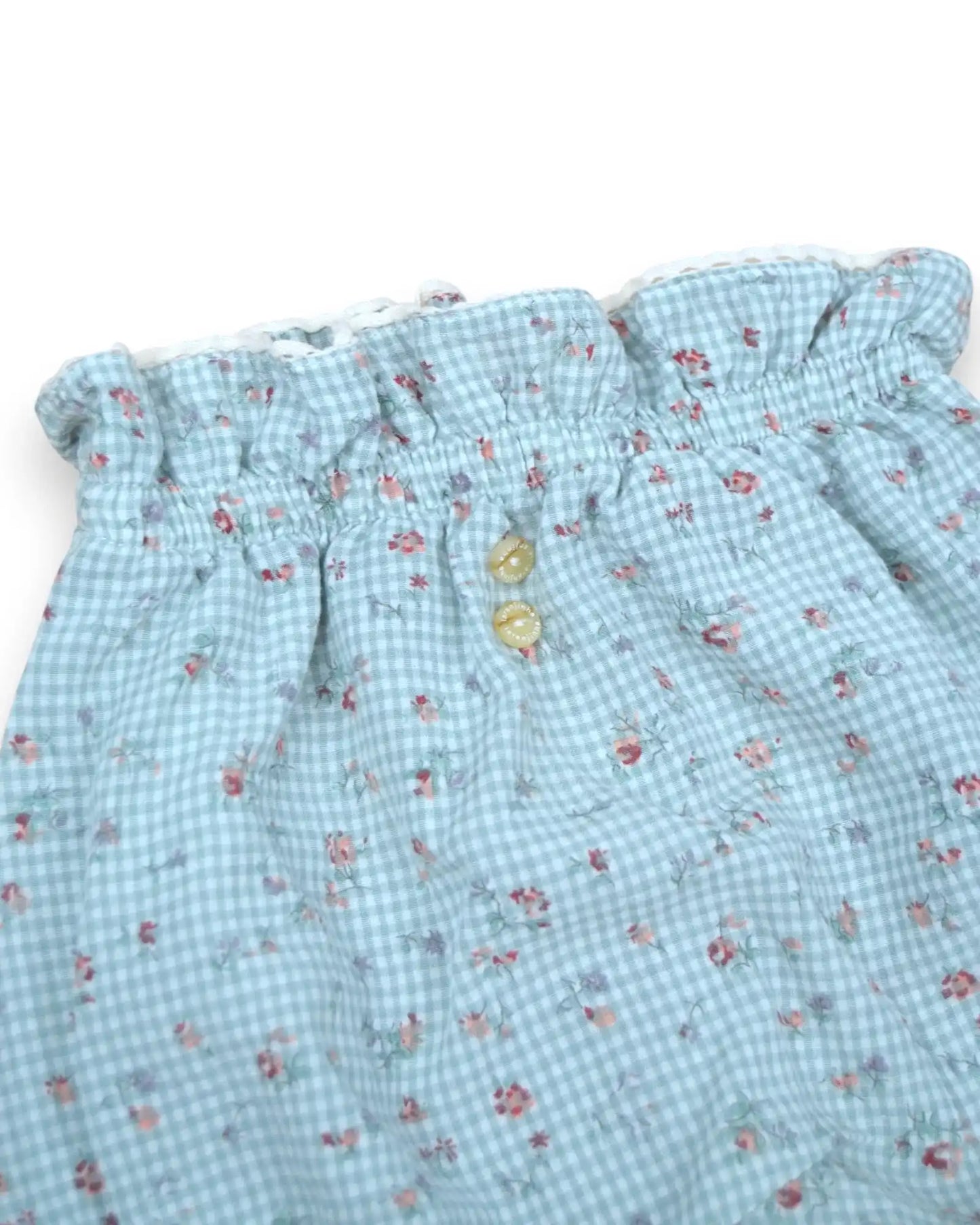LARANJINHA Green Shorts - 24 Months