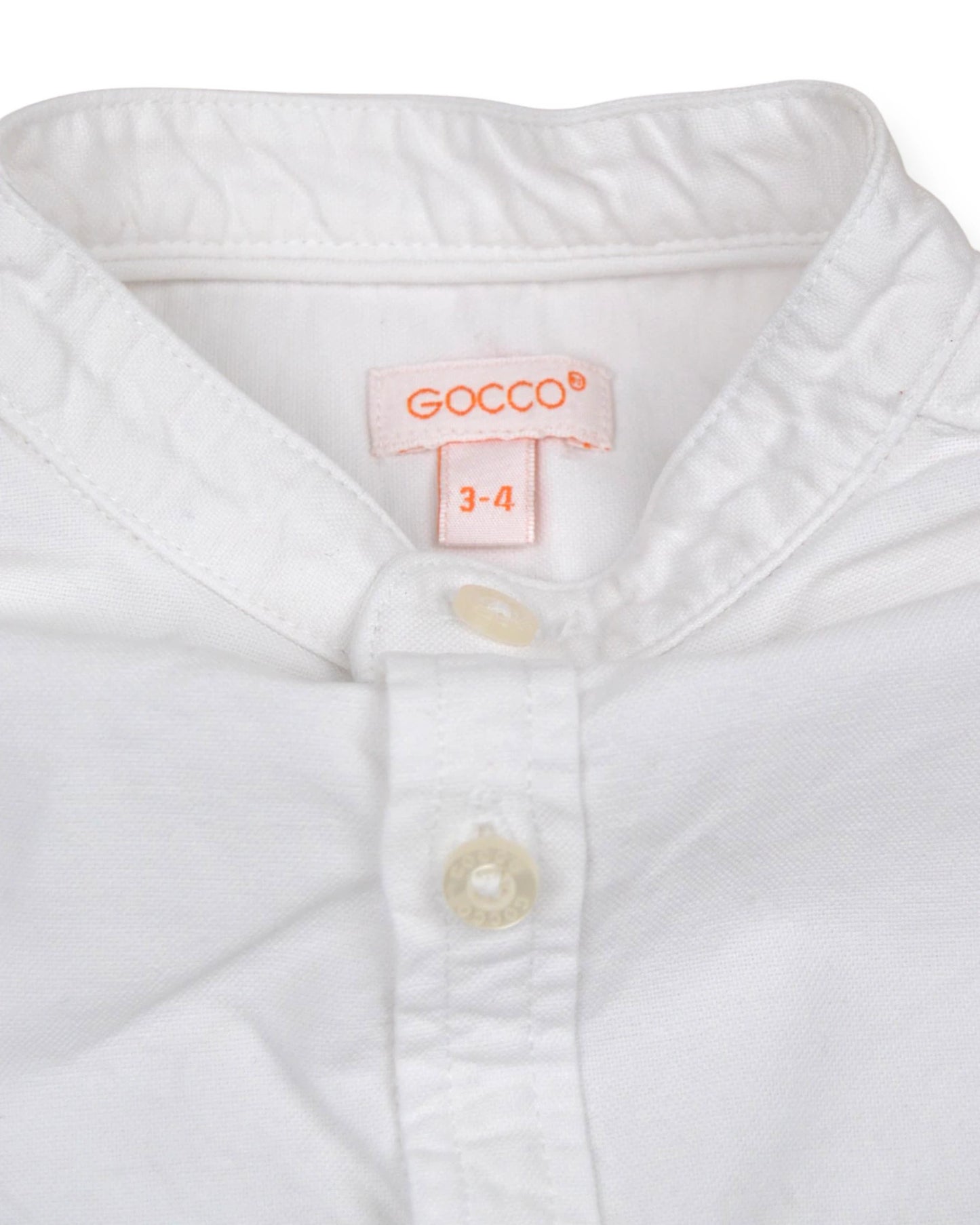 White Shirt GOCCO - 3-4 Years