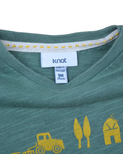KNOT Green T-Shirt - 9 Months
