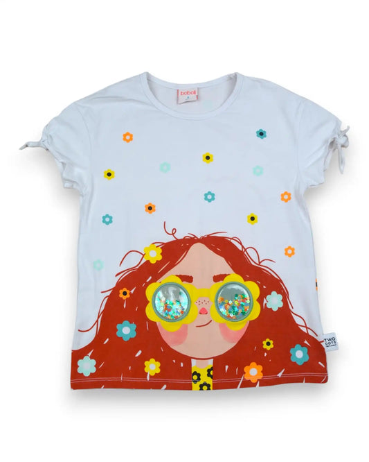 T-Shirt Branca BOBOLI - 8 Anos