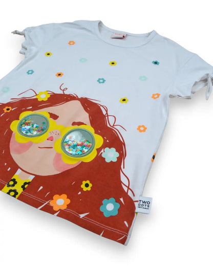 T-Shirt Branca BOBOLI - 8 Anos