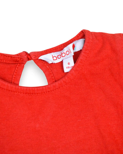 Blusa Vermelha BOBOLI - 6 Anos