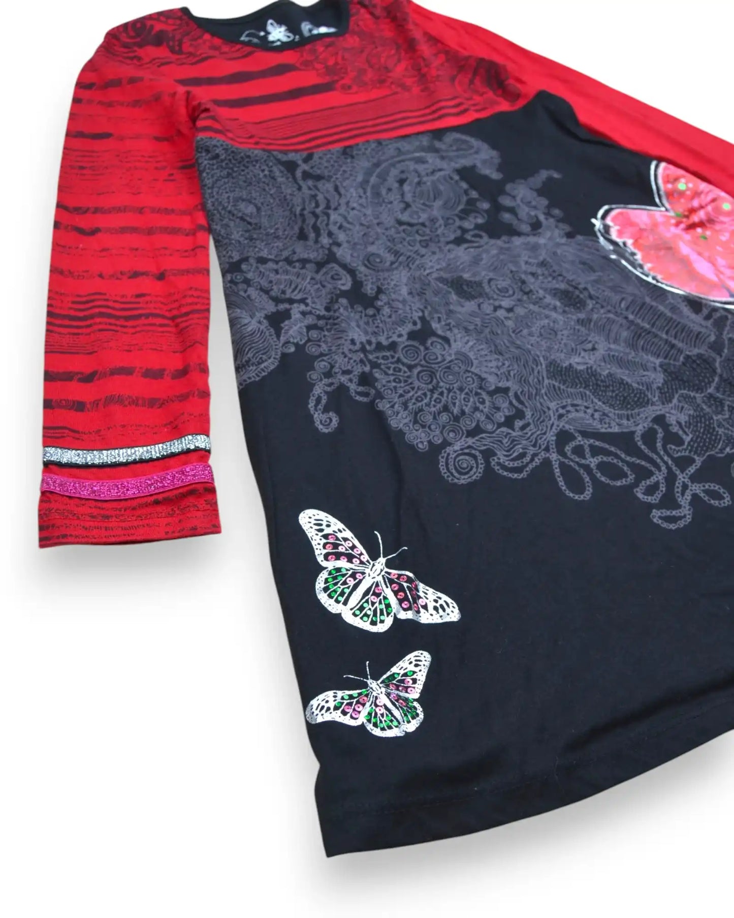 Vestido Preto DESIGUAL - 5-6 Anos