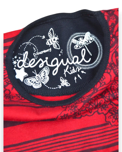Vestido Preto DESIGUAL - 5-6 Anos
