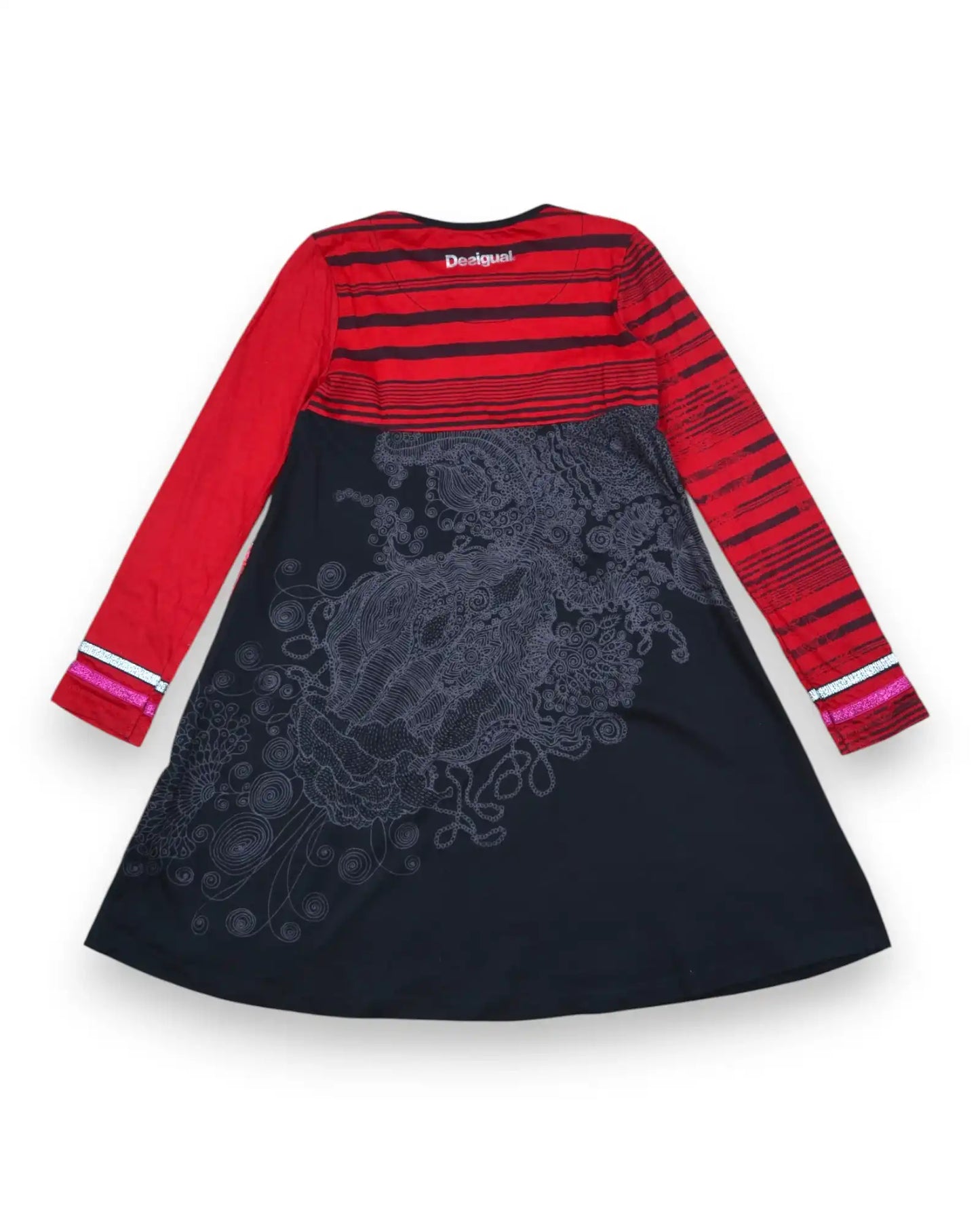 Vestido Preto DESIGUAL - 5-6 Anos