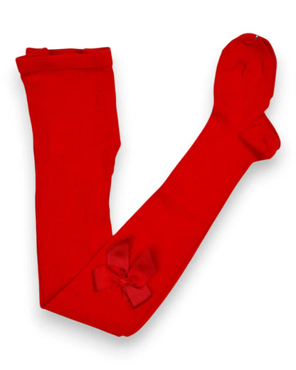 Collants Vermelhas Laço - 8 Anos