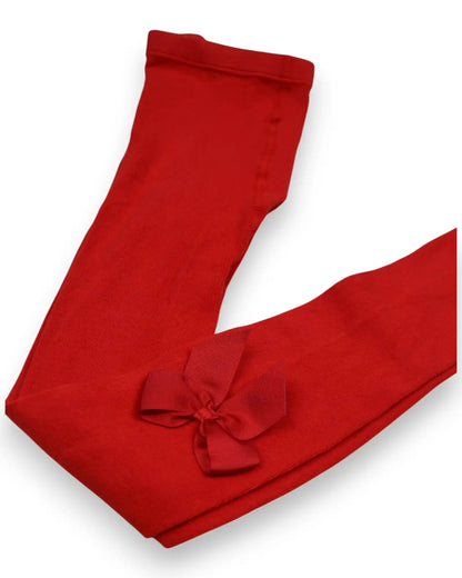 Collants Vermelhas Laço - 8 Anos