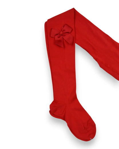 Collants Vermelhas Laço - 8 Anos