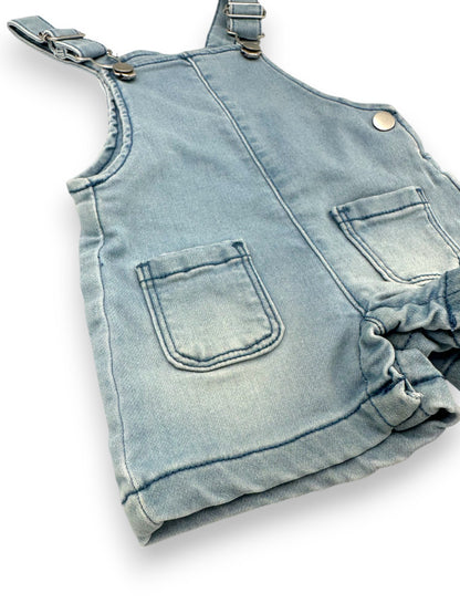 Denim Short Overalls 3-6 Months