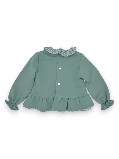 Green Pompom Sweater 9-12 Months