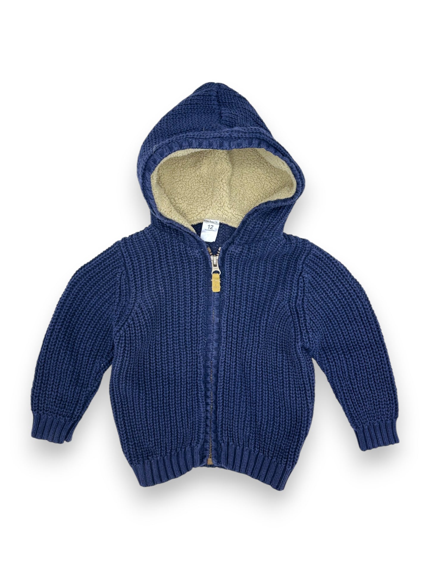 Knitted Coat with Hood 12 Months