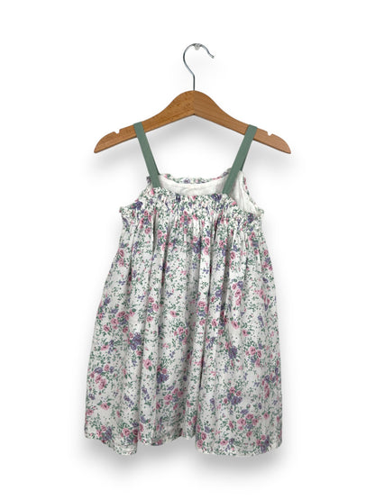 Vestido Floral 3-4 Anos