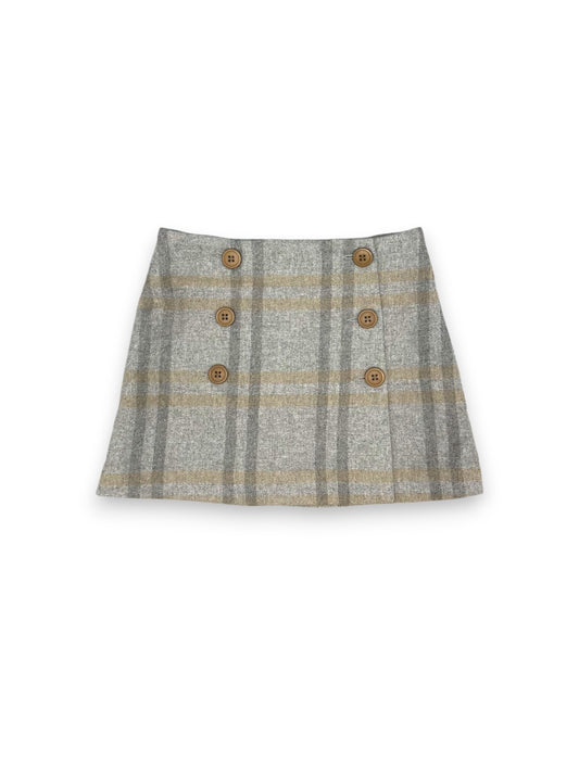 Plaid Wool Skirt 6 Years