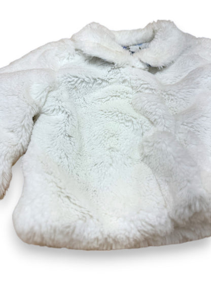 White Fur Coat 6-9 Months