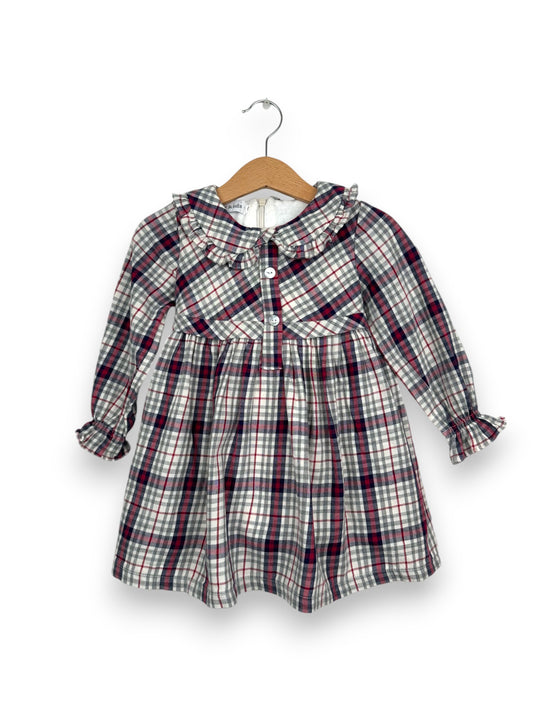 Plaid Dress with Lining 2 Years