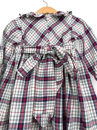 Plaid Dress with Lining 2 Years