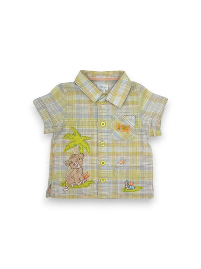 Camisa Linho Rei Leão 6-9 Meses