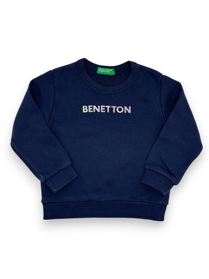 Sweater Azul Benetton 12-18 Meses