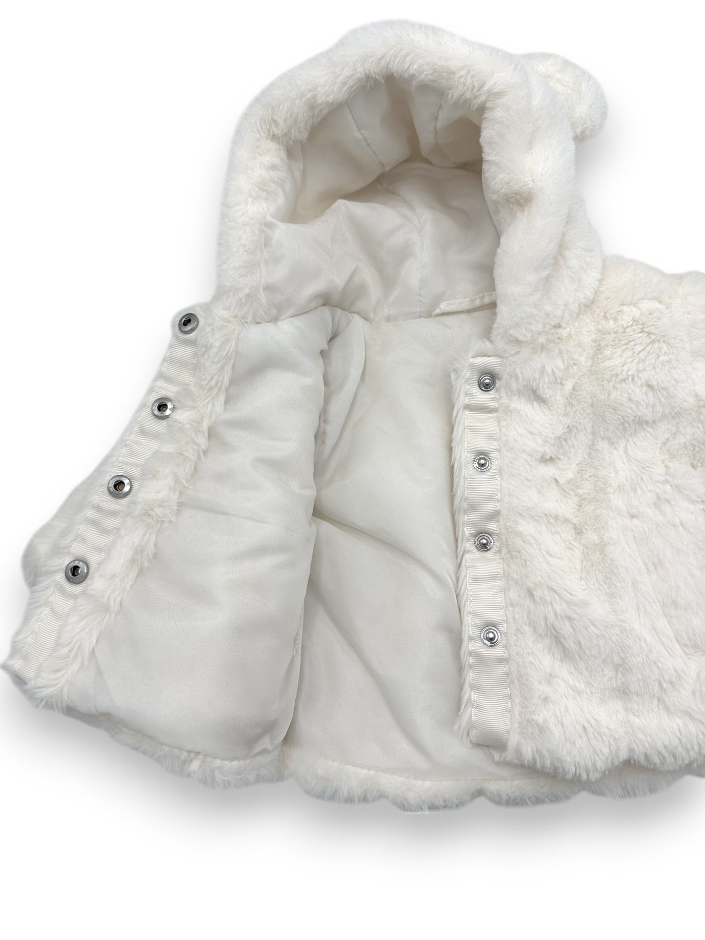 Hooded Fur Coat 3-6 Months