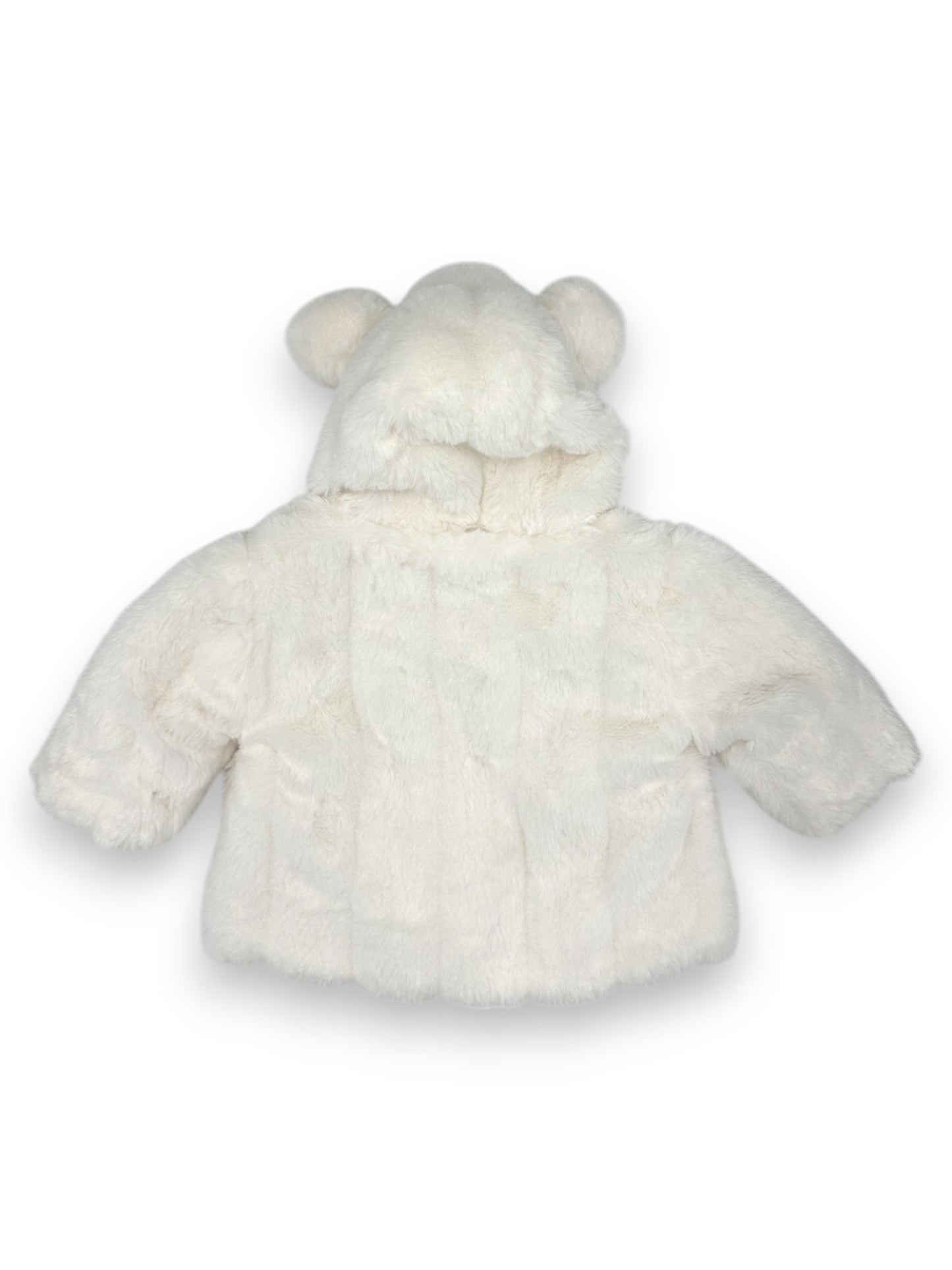 Hooded Fur Coat 3-6 Months