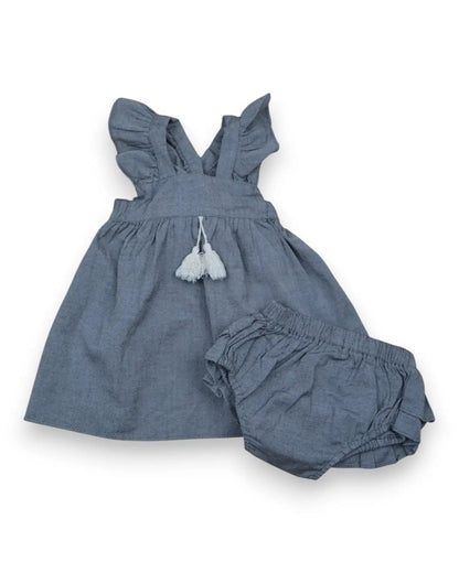 Conjunto Vestido e Tapa Fraldas TU CHIQUE - 2 Anos