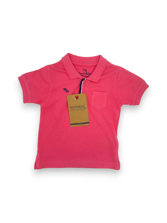 Pink Polo Shirt 9 Months