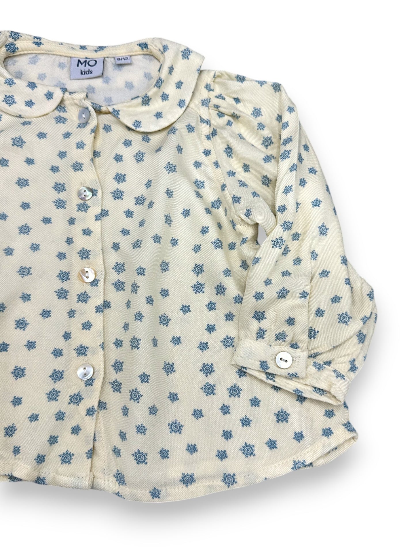 Blusa Flores 9-12 Meses