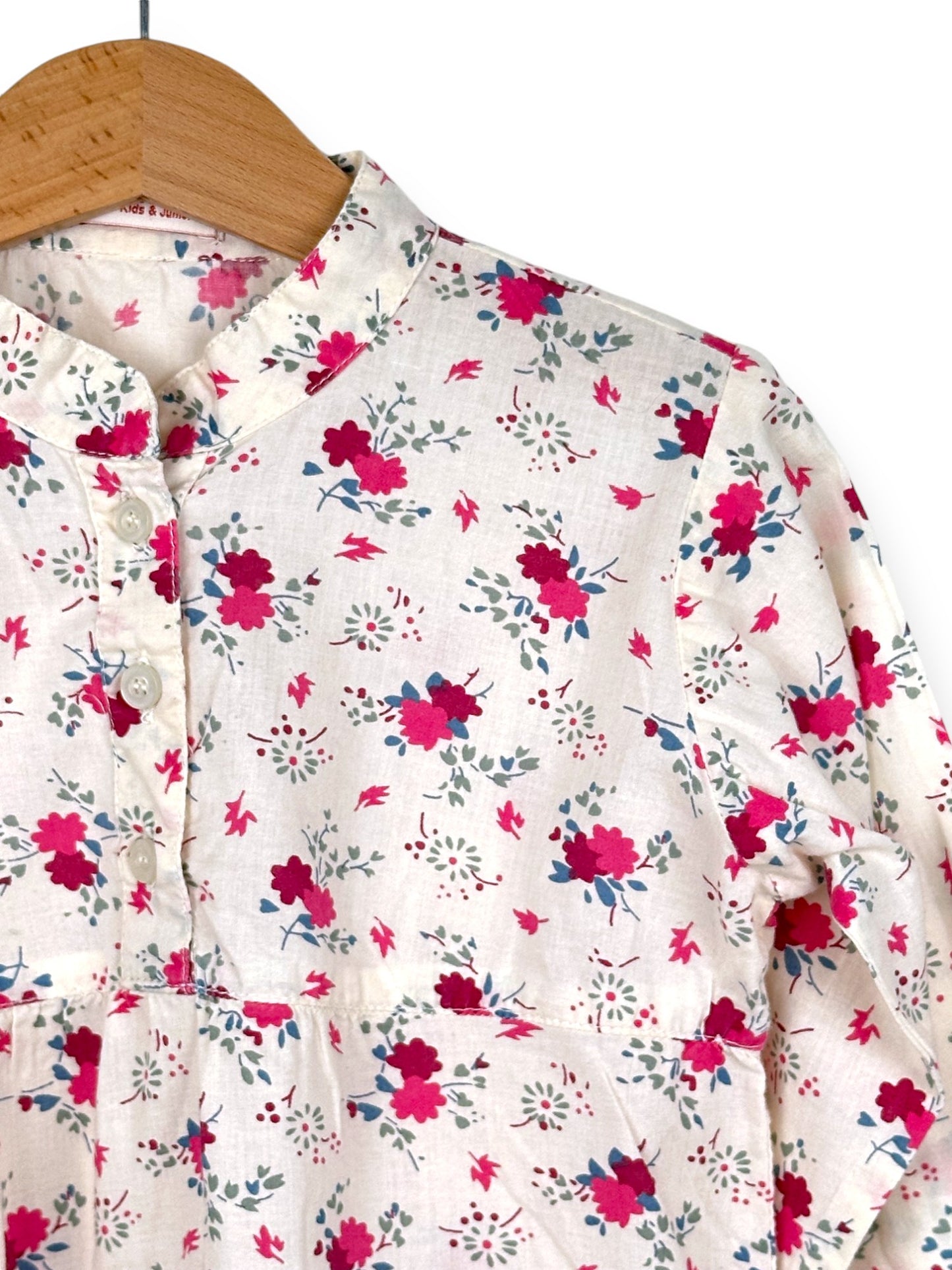 Blusa Túnica Flores 4-5 Anos