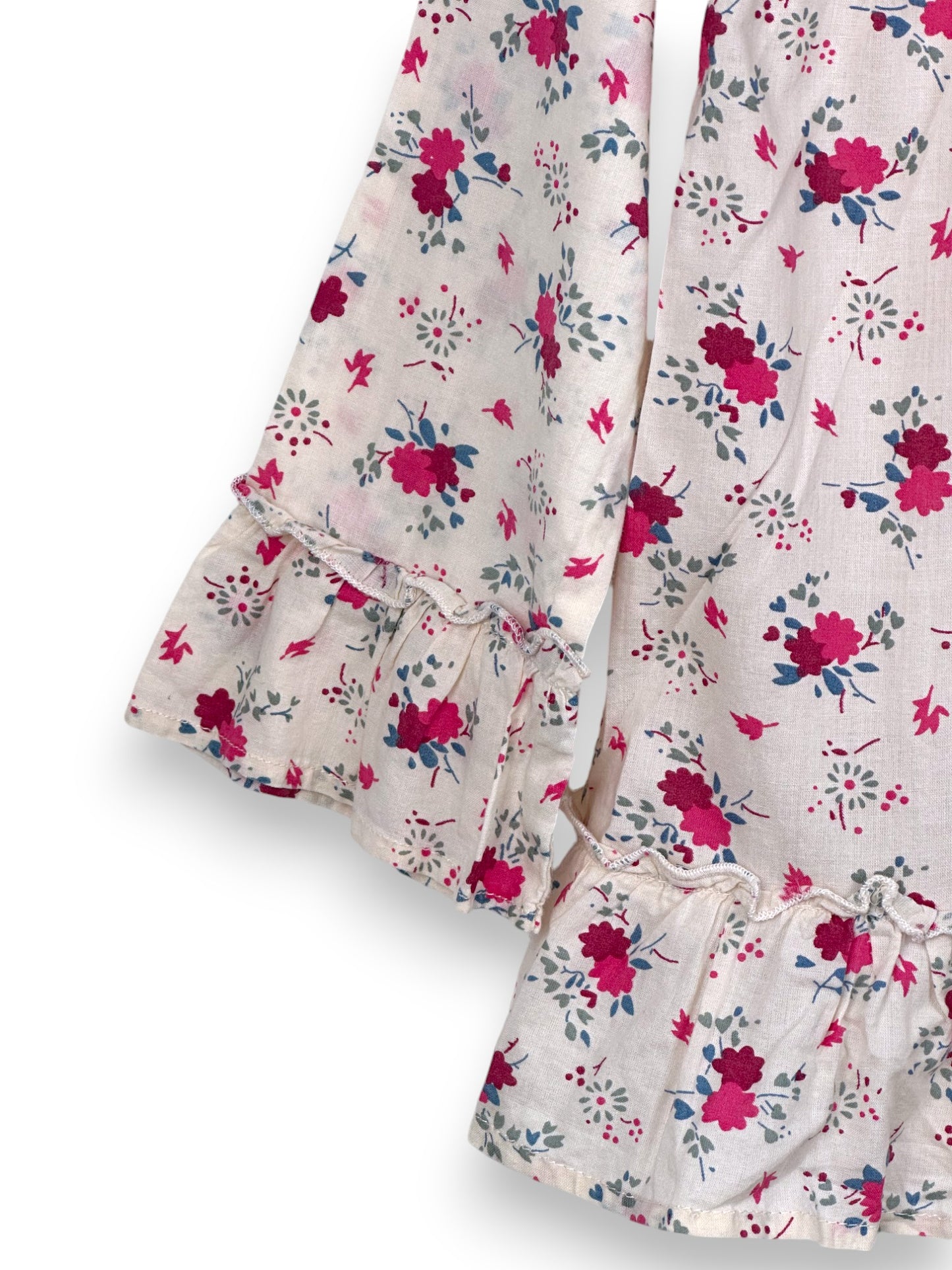 Blusa Túnica Flores 4-5 Anos