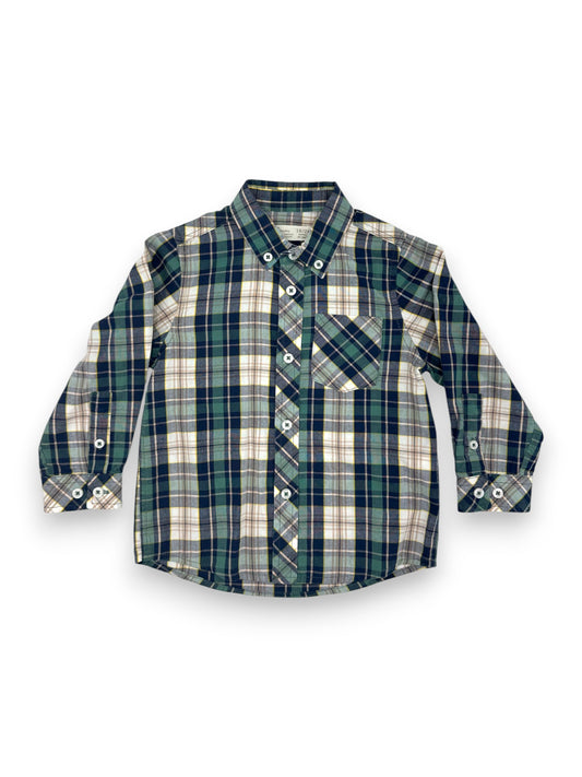 Camisa Xadrez Flanela 18-24 Meses