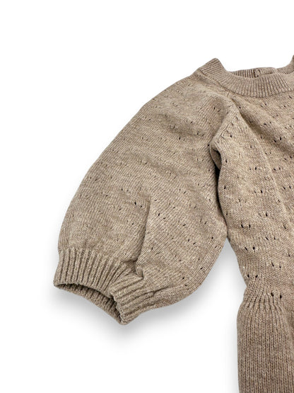 Beige Knit Dress 6-9 Months