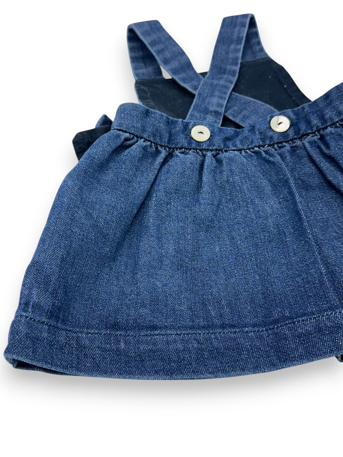 Denim Overall Dress 12 Months