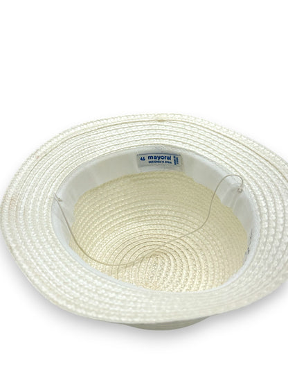 White Straw Hat Size 46