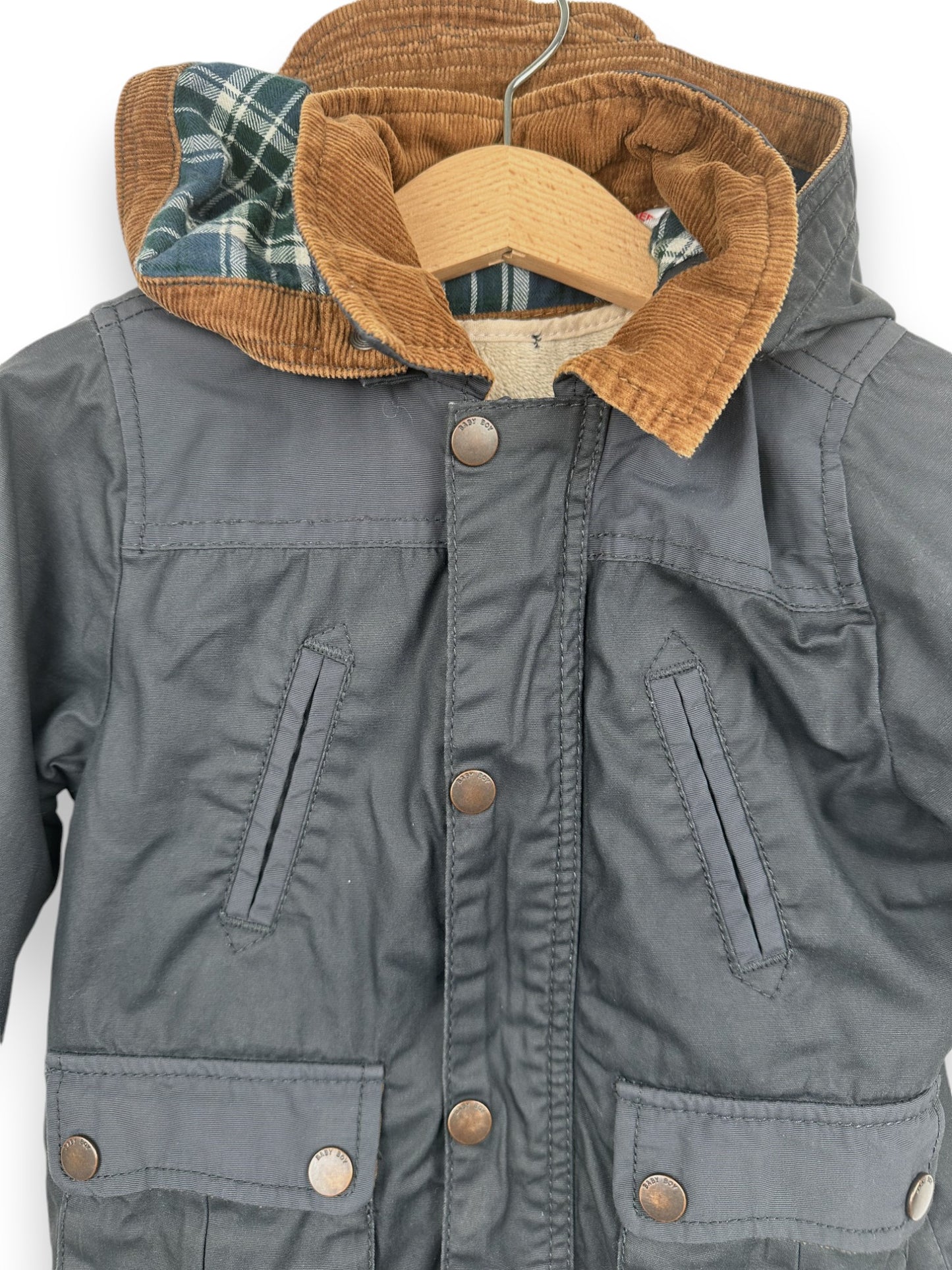 Parka with Blue Lining 18-24 Months