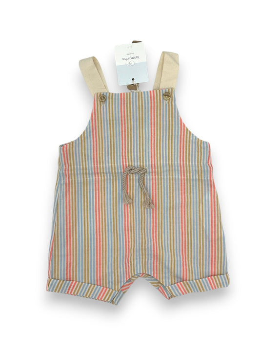 Short Striped Overalls 6 Months