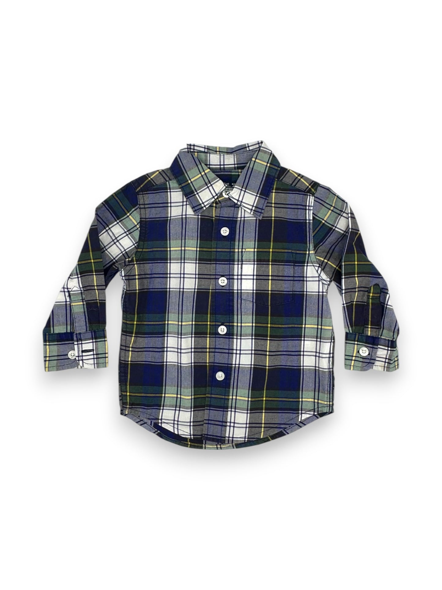 Camisa xadrez 12-18 Meses