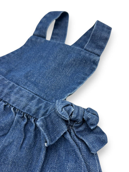 Denim Overall Dress 12 Months