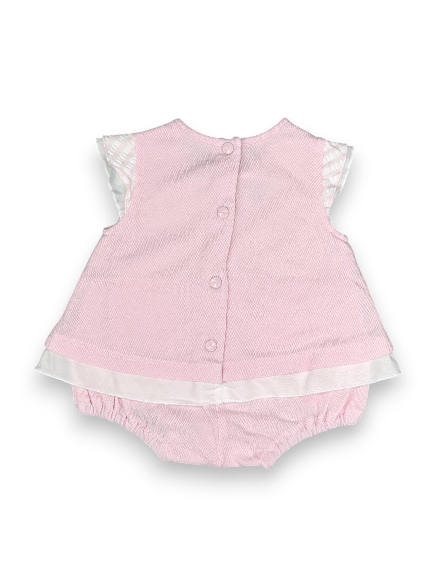 Vestido Body Rosa 0 Meses