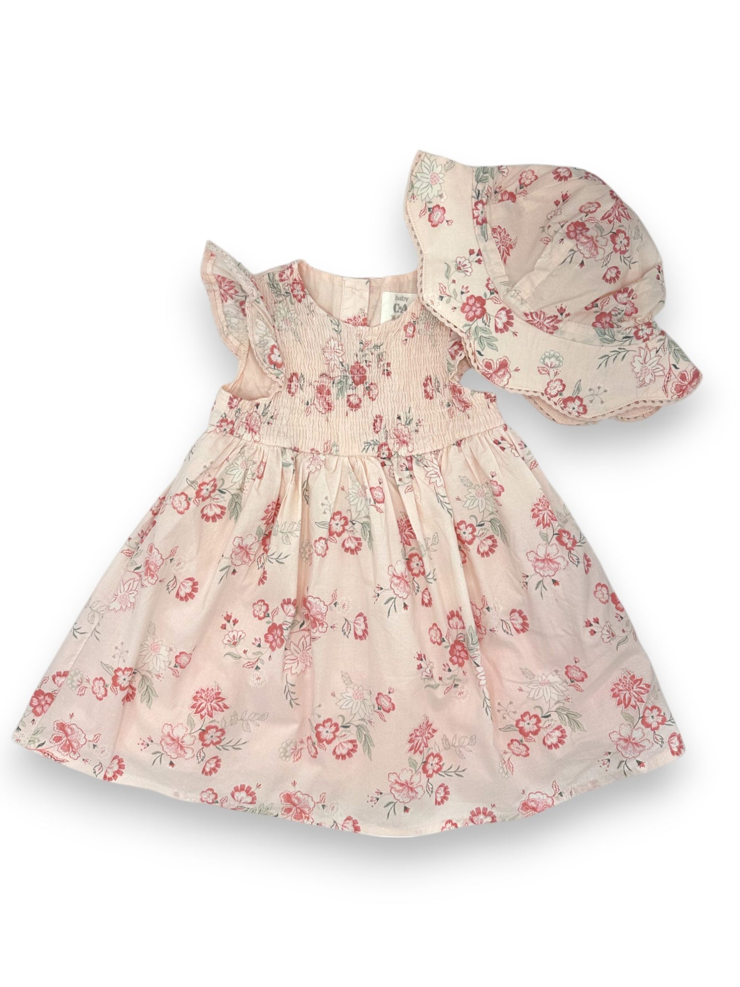 Dress and Hat Set 6-9 Months