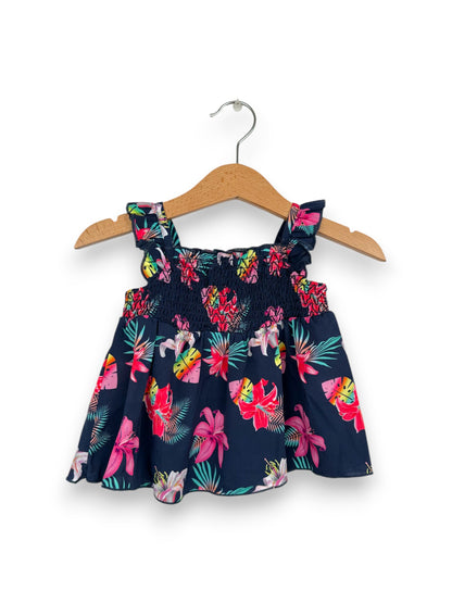 Vestido de Alças 3-6 Meses