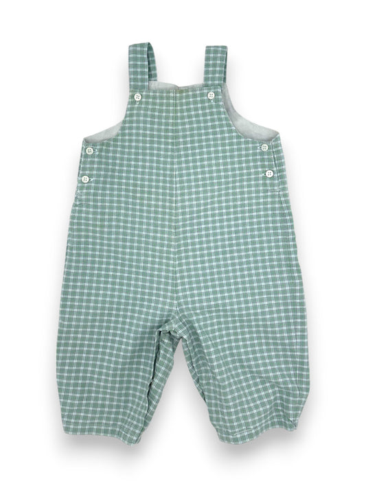 Green Plaid Romper 3 Months