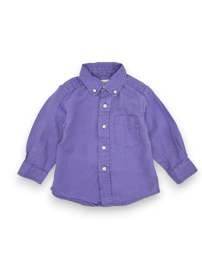 Purple Linen Shirt 18 Months